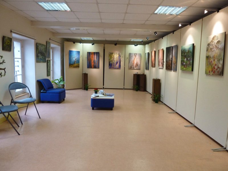 Hall d'entrée — Technique mixte par Eliane Desther