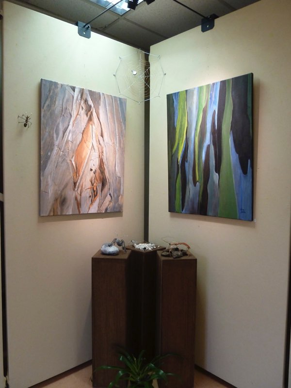 Quatre saisons Corée — Technique mixte par Eliane Desther