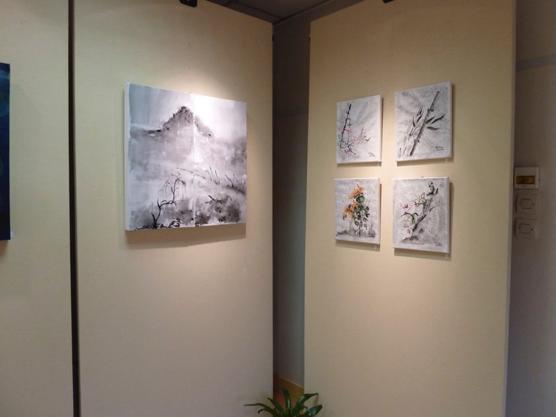 Écorce Eucalyptus Arc en ciel — Technique mixte par Eliane Desther